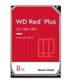Disco duro Western Digital Red Plus WD80EFZZ, 8TB, SATA, 5640rpm, 3.5", Cache 128MB