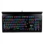 Teclado Gamer Teros TE-4151, mecanico, multimedia, iluminación RGB, USB.