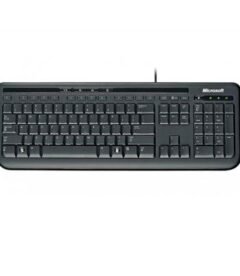 teclado microsoft wired keyboard 600, usb, multimedia digital, español, diseño a prue