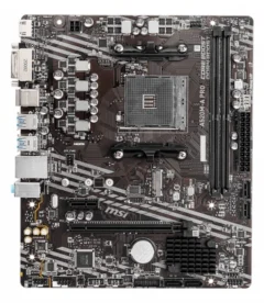 motherboard msi a520m-a pro, chipset amd a520, socket amd am4, matxsoporta proce