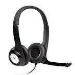 logitech clear chat comfort usb, 2.4 metros - presentación en colgador