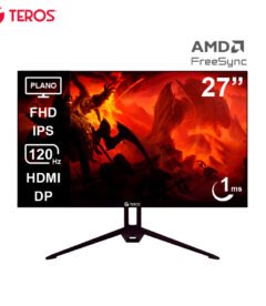 monitor plano teros te-2713s, 27 fhd ips, 120hz,1ms, hdmi, dp, speakersoptimiza