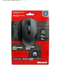 mouse microsoft wireless mobile 3500, inalámbrico, con tecnología bluetrack, diseño a