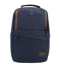 -acs9022, poliéster, notebook hasta 15.6, azul. bolsillo escondido y tira para carry