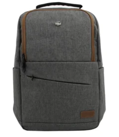 -acs9023, poliéster, notebook hasta 15.6, grisl.bolsillo escondido y tira para carry