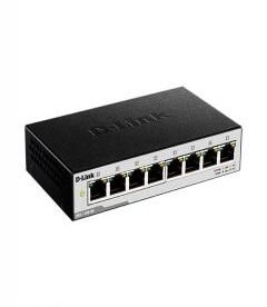 Switch D-Link DGS-1100-08, 8 puertos RJ-45 LAN 10/100/1000 Mbp, IGMP.