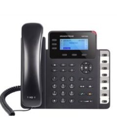 teléfono ip grandstream gxp1630, 3 lineas, lcd 132 x 64, rj-45 gbe, poe, audio hd.