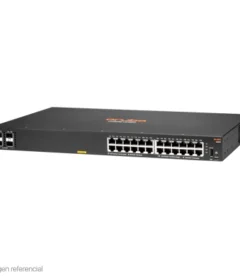 Switch HPE Aruba 6000 24G Class 4 PoE Power 370W / 4 x 1G/10G SFP / 24 x LAN GbE.
