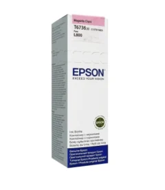 botella de tinta epson 673 (t673620), color magenta claro, contenido 70 ml, para impr