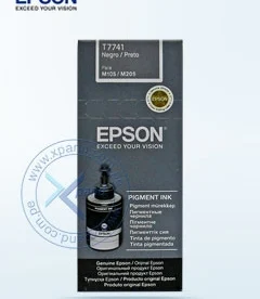 botella de tinta epson 774 (t774120), 140ml, tinta negra, para impresoras epson workf