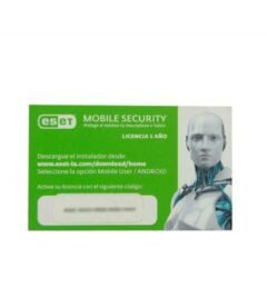 Antivirus ESET Mobile Security, licencia 1 año, Android, MPI Card.