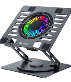 cooler teros te-7132n, compatible con notebooks de hasta 15.6, 1 fan de 11 cmop