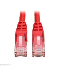 Cable Patch Moldeado Tripp-Lite Snagless Cat6 Gigabit (RJ45 M/M) - Rojo, de 2.13 mts.