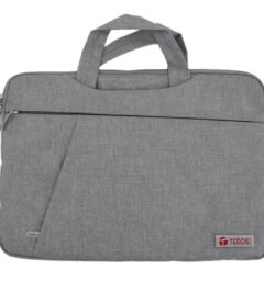Maletín gris TEROS TE-9019S para notebooks de hasta 15.6", poliéster, gris