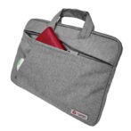 Maletín gris TEROS TE-9019S para notebooks de hasta 15.6", poliéster, gris