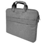 Maletín gris TEROS TE-9019S para notebooks de hasta 15.6", poliéster, gris
