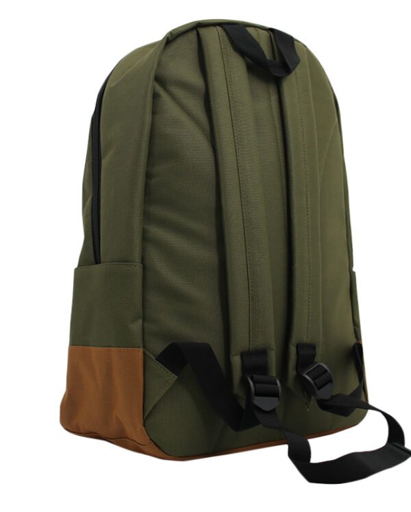 nbacte9021mg_5 mochila teros te-acs9019, poliéster, notebook hasta 15.6, color verde militar + marr