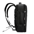 BACKPACK TEROS TRAVEL BLACK TE-9025BK, para notebooks de hasta 15.6"