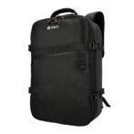 BACKPACK TEROS TRAVEL BLACK TE-9025BK, para notebooks de hasta 15.6"